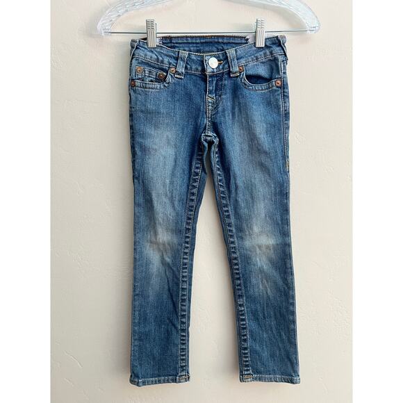 True Religion Little Girls The Casey Denim Shorts Shorts Jeans Size: 7 - Picture 1 of 8